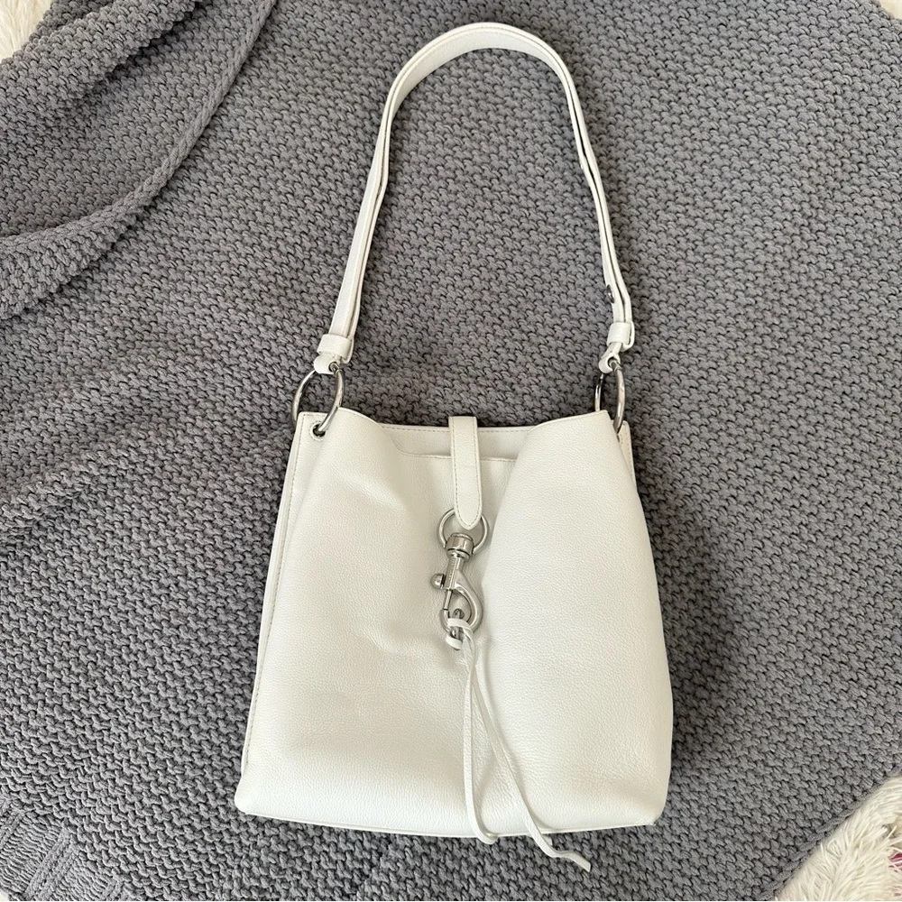 Rebecca Minkoff Megan White Crossbody Shoulder Bag